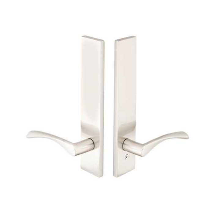 Emtek Emtek 17B5 Multi Point Lock Trim (Door Config #7) - Brass Plates, Modern Style (2" x 10"), Dummy Pair EMTEK-17B5