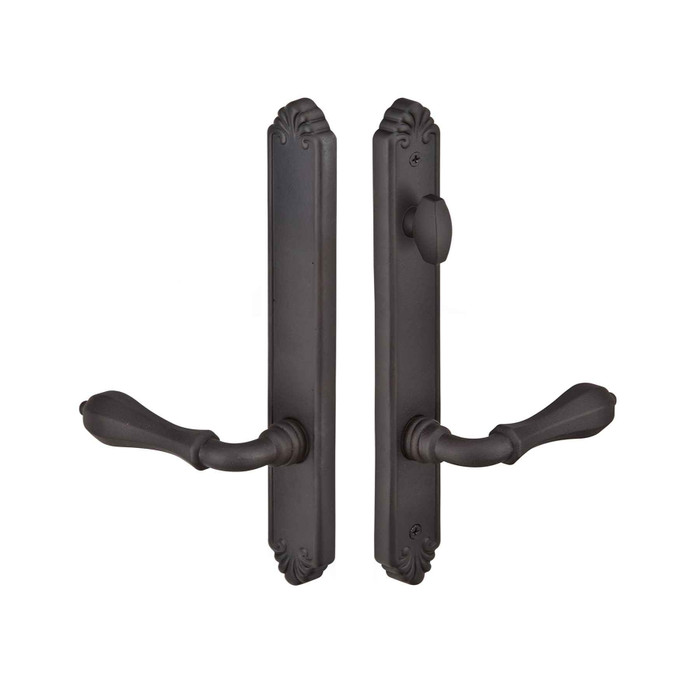 Emtek Emtek 1833 Multi Point Lock Trim (Door Config #8) - Lost Wax Cast Bronze Plates, Tuscany Style (1.5" x 11-1/8"), Non-Keyed American Style Thumbturn Inside EMTEK-1833