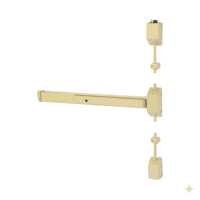 Sargent 3727 Grade 1 Surface Vertical Rod Exit Device with Standard Push Bar