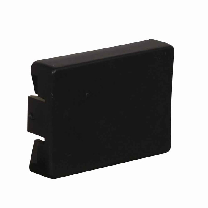 Eaton E30KC150 E30 pushbutton operator button, E30 series, Square Multifunction Pushbutton Operator Button, Type A, Short, Black actuator, Legend: Blank legend, 3/16 In high