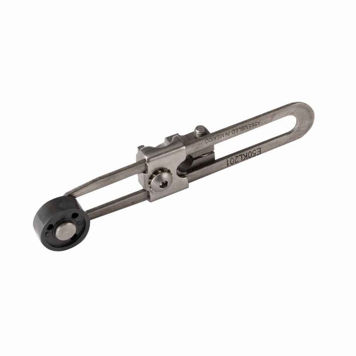 Eaton E50KL201 Limit Switch Operator, E50, Accessory, Adjustable roller, 0.32x0.33 in, 1.90 in-oz min. return, Used with side rotary, Nylatron