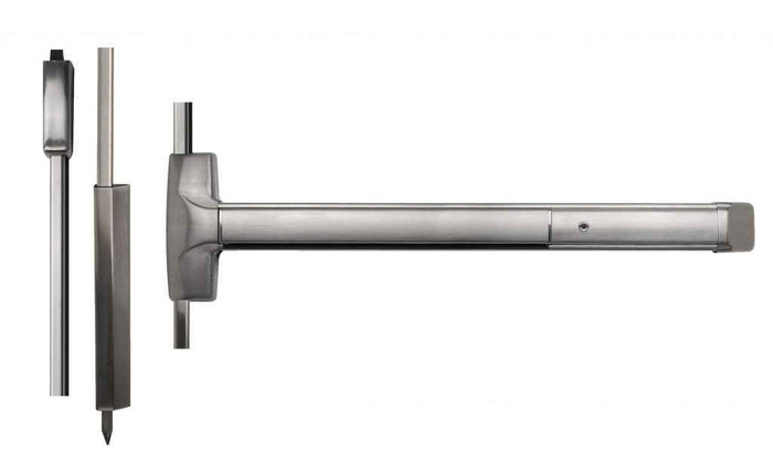 Detex Detex 2702D Advantex 27 Series High Security Surface Vertical Rod Device, Dummy Lever Trim DTX-2702D