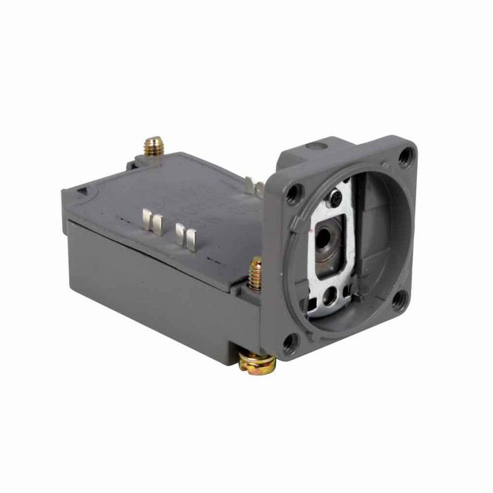 Eaton E50SA E50 NEMA heavy duty plug-in limit switch, 10A at 12 Vac, 1A at 125 Vdc, 1NO-1NC, Die cast zinc, NEMA 1, 3, 3S, 4, 4X, 6, 6P, 13, IP67, 10A, 1A, Single-pole, -40° to 250°F (-40° to 121°C), E50 Heavy Duty Plug In