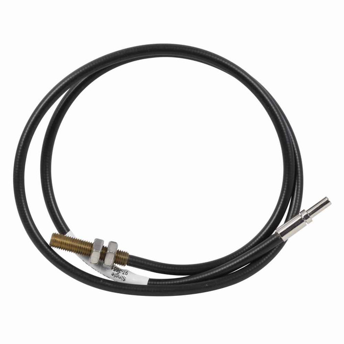 Eaton E51KE423 Photoelectric Sensor Fiber Optic Cable, E51, Fiber Optic, Straight, 3 ft, Threaded