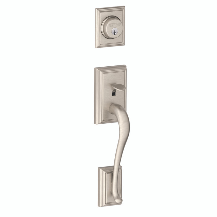 Schlage Residential FC58 - Custom Addison Exterior Active Handleset Only with C Keyway