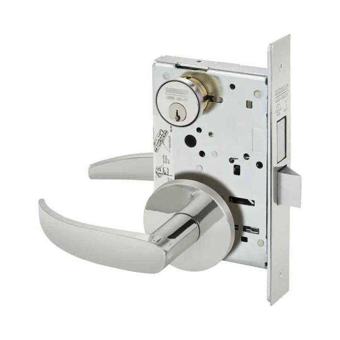 Sargent Sargent 8200 Series - (8243) Apartment Corridor Function Rose Trim, Heavy Duty Single Cylinder with Deadbolt Mortise Lock, Grade 1 SGT-8243