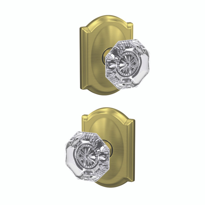 Schlage Residential FC59 - Custom Alexandria Glass Knob Single Cylinder Sectional Interior Pack