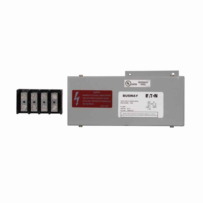 Eaton EB14 100A Busway, End (R or L), Accessory for 100A busway, Three- or four-wire