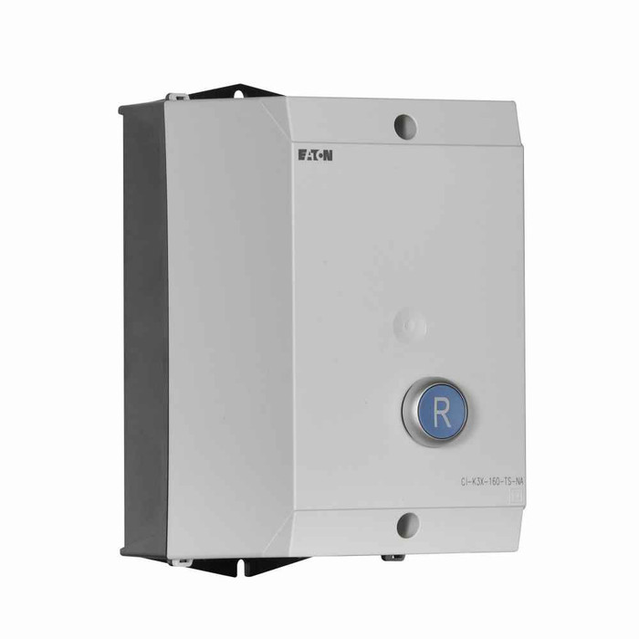 Eaton ECX09F5ATA XT IEC electronic motor starter, 120 V, NEMA 4X, Non-combination, 18 A, ON/OFF selector switch, RUN pilot light, Red, Non-reversing