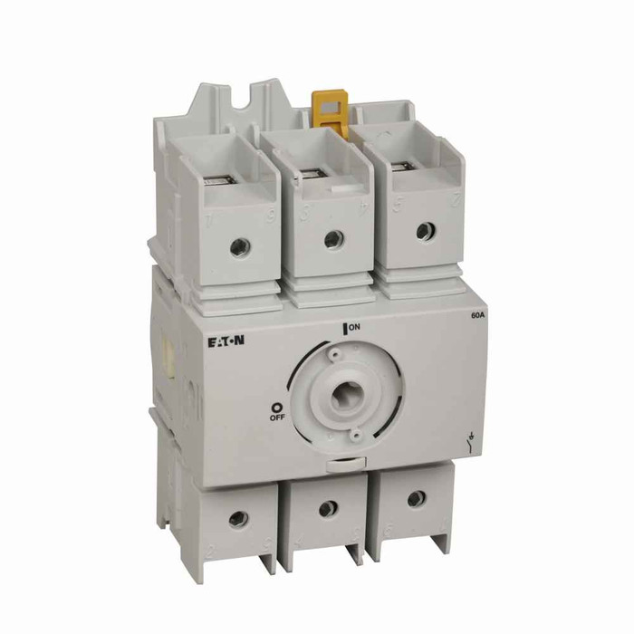 Eaton R9C3060U rotary disconnect switch, 60 A, Non-fusible, Three-pole, Switch body, R9 Series, 600 V, C frame