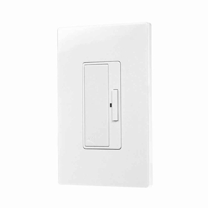 Eaton RF9575DW Z-Wave RF controller, Flush mounting, Z-Wave, Battery operated switch, 15A, Decorator white, Decorator, 60 Hz, 120V, Thermoplastic