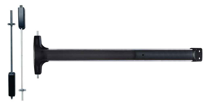 Detex Detex V50xNS Value Series - (Top & Bottom Rod) Narrow Stile Surface Vertical Rod Exit Device DTX-V50xNS