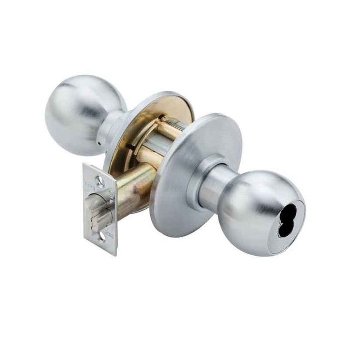 BEST BEST 6K Series - Service Station (E) Function Grade 2 Single Cylinder Knob Locks, SFIC Less Core BEST-6K-E