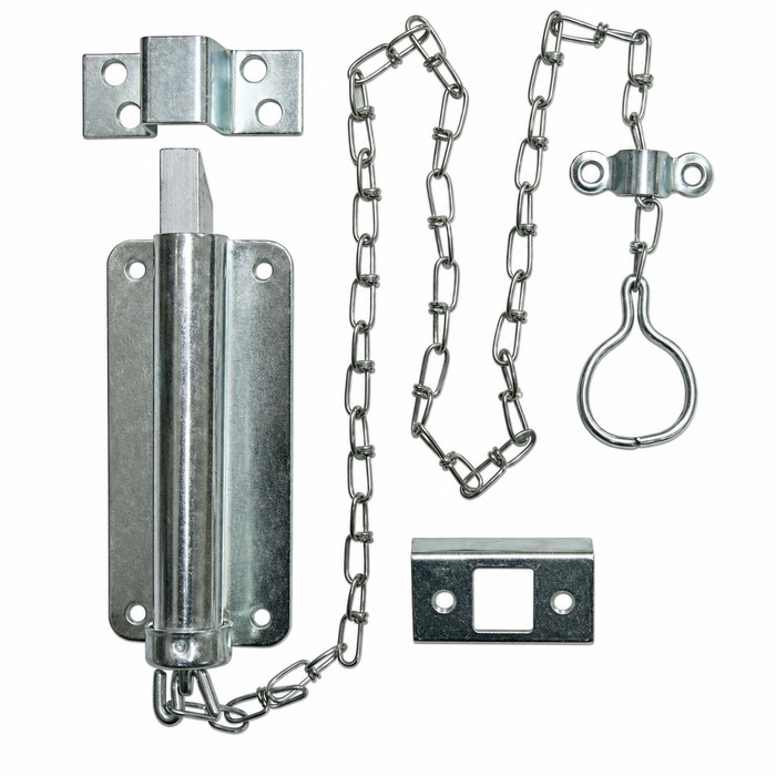 Cal-Royal Cal-Royal CB6 24" Chain Bolt Hardened Steel, Zinc Chromium CB6