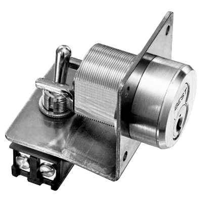 BEST BEST 1W7D2 Electric Switch Lock, Toggle Switch, DPST, Key Position 2 - 2 o'clock BES-1W7D2