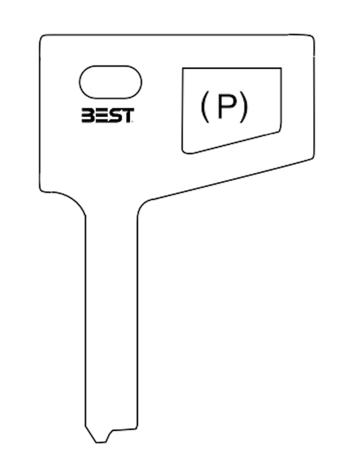 BEST 4A Series Access Bow Shape Blank Key
