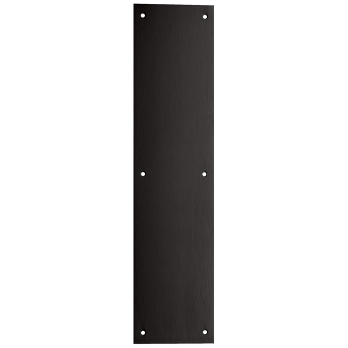 Ives 8200 Commercial Door Push Plate with Cylinder Cutout Option