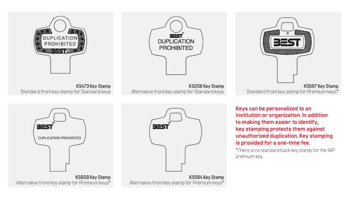BEST 2A Series Large Round Cut Key | ZenSupply