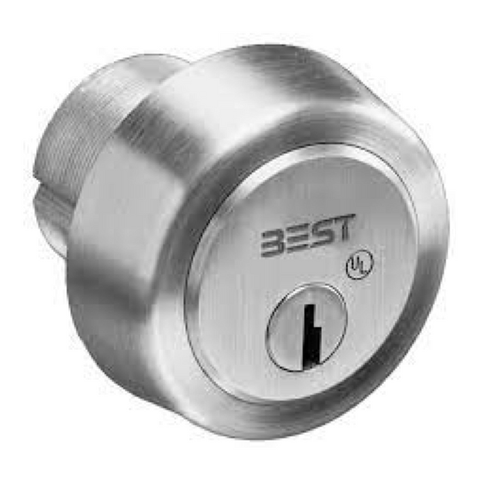 BEST  High Security Non-UL 7-Pin Mortise Cylinder with Optional Core, 1-5/32" Diameter