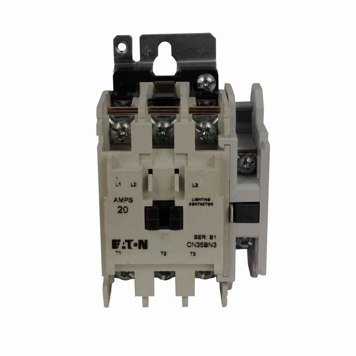 Eaton CN35BN3CB CN35 electrically held lighting contactor , 1 NO, 20 A, Three-pole, Electrically held, CN35, Lighting contactors
