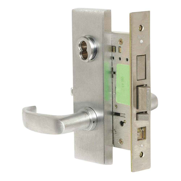 BEST BEST 45H Series (LB - Privacy Function) - Escutcheon Trim Heavy Duty Mortise Lock, Non-Keyed BES-45H-LB-ES