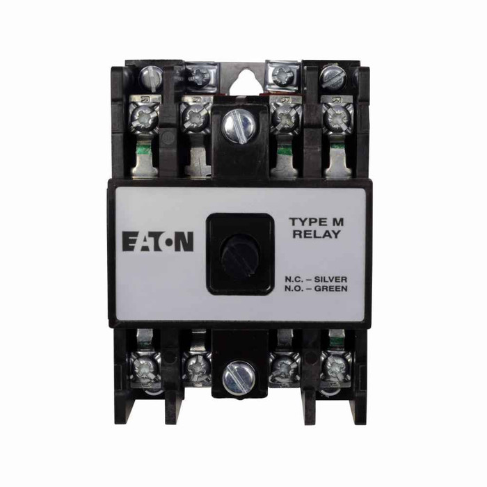 Eaton D26MR31B D26 Series AC Relay, Four-pole, 220/240V coil voltage, 50/60 Hz, 3NO-1NC contact configuration, 0 blank cavities