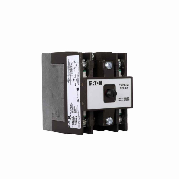 Eaton D26MR11T D26 Series AC Relay, Two-pole, 24V coil voltage, 60 Hz, 1NO-1NC contact configuration, 0 blank cavities