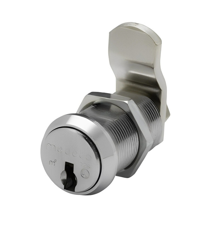 Medeco All-In-One 5 Pin Cam Lock Kit, Satin Chrome