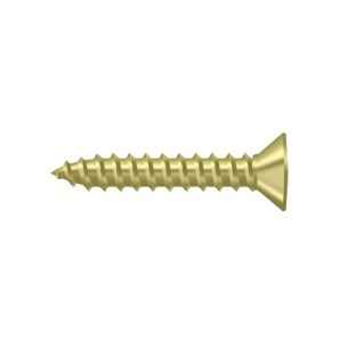 Deltana Deltana SCWB775 Wood Screw, Solid Brass, #7 x 3/4" DEL-SCWB775