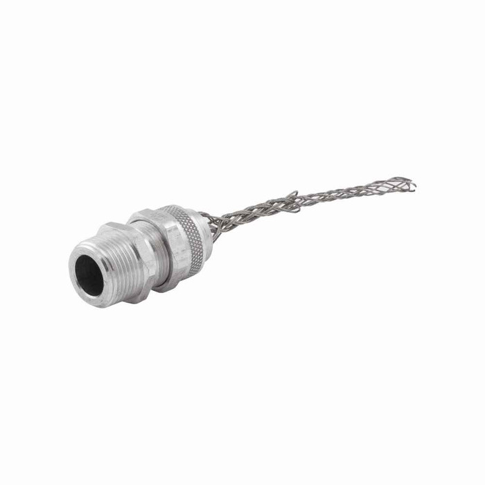 Eaton DC200250 strain relief deluxe cord grip, Straight, 0.25-0.31" cord diameter, 3/4" fitting, Male, Stainless Steel Mesh, Aluminum Body, NPT thread, Hazardous/Classified Locations Eaton DC200250 strain relief deluxe cord grip, Straight, 0.25-0.31" cord diameter, 3/4" fitting, Male, Stainless Steel Mesh, Aluminum Body, NPT thread, Hazardous/Classified Locations