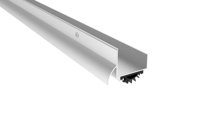 Pemko 215 Fire-Rated Door Shoe with Rain Drip and Eco-V Insert - UL10C Certified