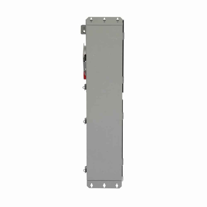 Eaton DD361NDKW-00V1 Double door single-throw fused safety switch, Voltage indicator line side, 30 A, NEMA 12/3R, Painted galvanized steel, Class H, Fusible with neutral, Three-pole, Four-wire, 600 V, Max Hp: 7.5, 10/ 15, 20 hp (1/3PH @480, 600 V), #