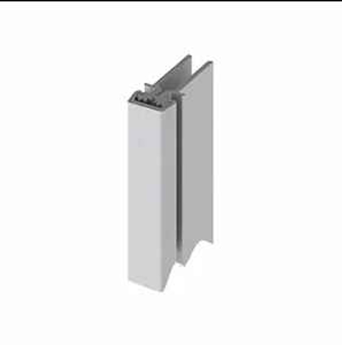 Hager 500048 Series Concealed Leaf Roton Hinge with Sheet Metal Screws, Aluminum Finish