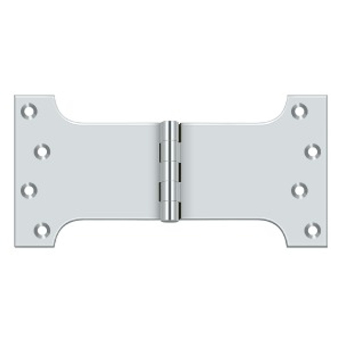 Deltana DSPA4080 Parliament Hinge, 4" x 8", Solid Brass (Pair)