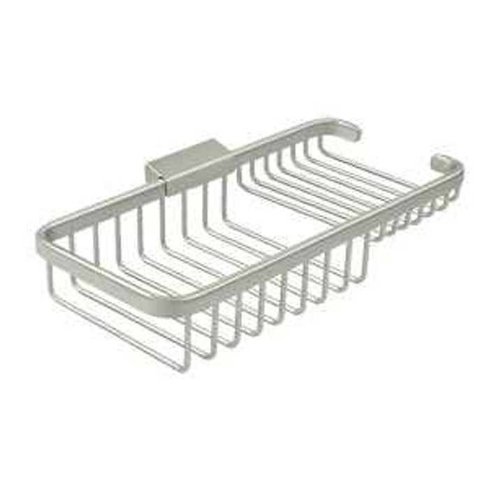 Deltana Deltana WBR1051 Rectangular Wire Basket with Combo, 10", Solid Brass DEL-WBR1051