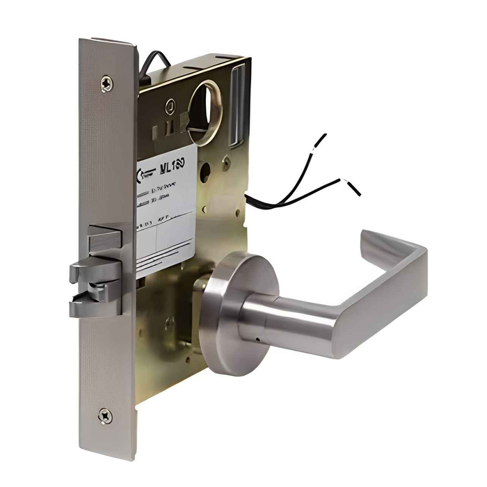 Command Access ML1485 Electrified Mortise Lock with Privacy/Deadbolt Function - 12/24VAC/DC Solenoid Operation