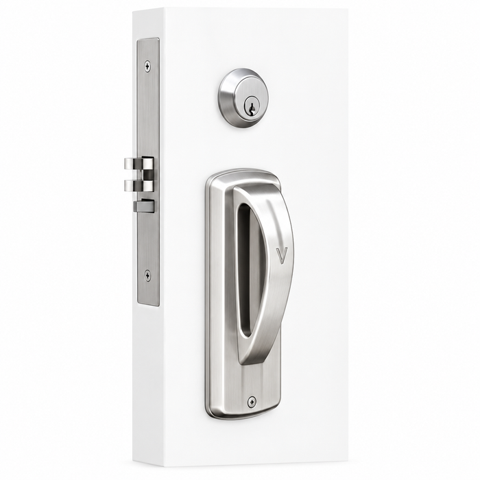 TownSteel MRX-A-04 Entry/Office Function- Satin Stainless Steel Ligature Resistant Arch Trim Mortise Lockset
