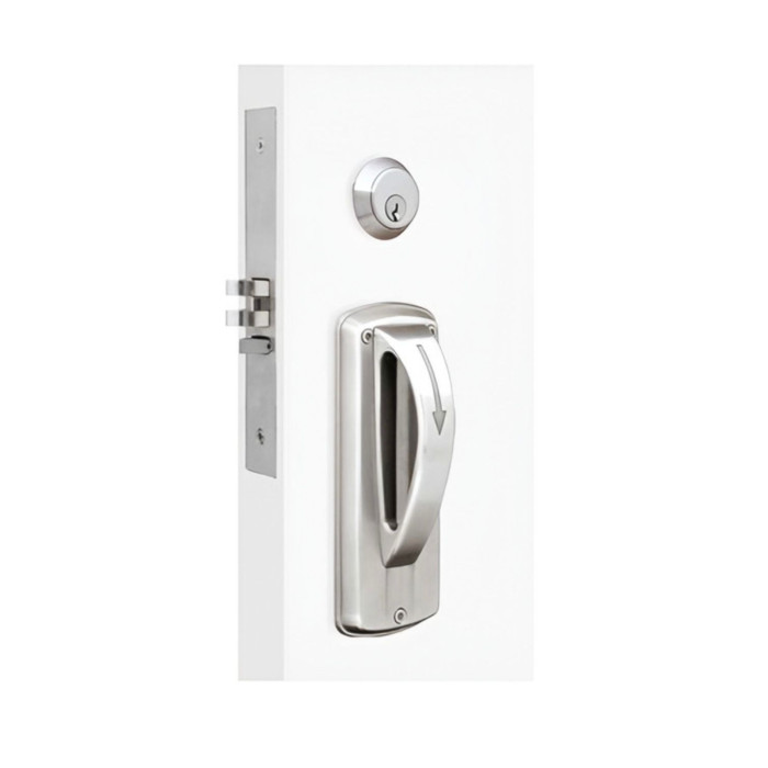 TownSteel TownSteel MRX-A-20 Entrance/Apartment/Dormitory with T-Turn Function- Satin Stainless Steel Ligature Resistant Arch Trim Mortise Lockset TWS-MRX-A-20