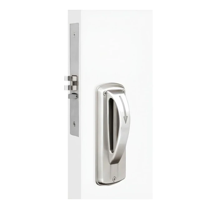 TownSteel MRX-A-19 ANSI Grade 1 Ligature-Resistant Privacy/Bathroom Mortise Lock with 5-Point Stainless Steel Arch Trim