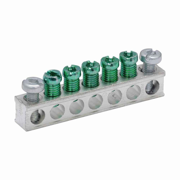 Eaton GBKP5CS PON Accessories - 5 Terminal Ground Bar Clamshell,Clamshell pack,Ground bar,5 terminals