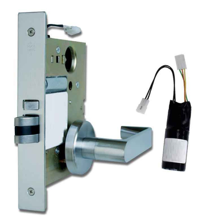 Command Access Command Access LPM180EU Storeroom Function, 06 Lever, A Rose, Electrified Latch Retraction LPM1 Mortise Lock CAT LPM180EU
