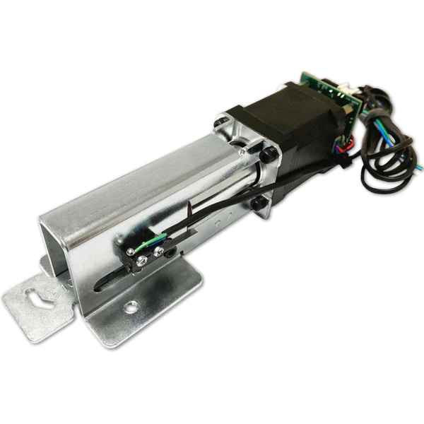 Command Access MLRK1-YAL6 Motorized Latch Retraction Kit for Yale 6000 Series Exit Device - angled view showing motor assembly, mounting bracket, and wiring harness