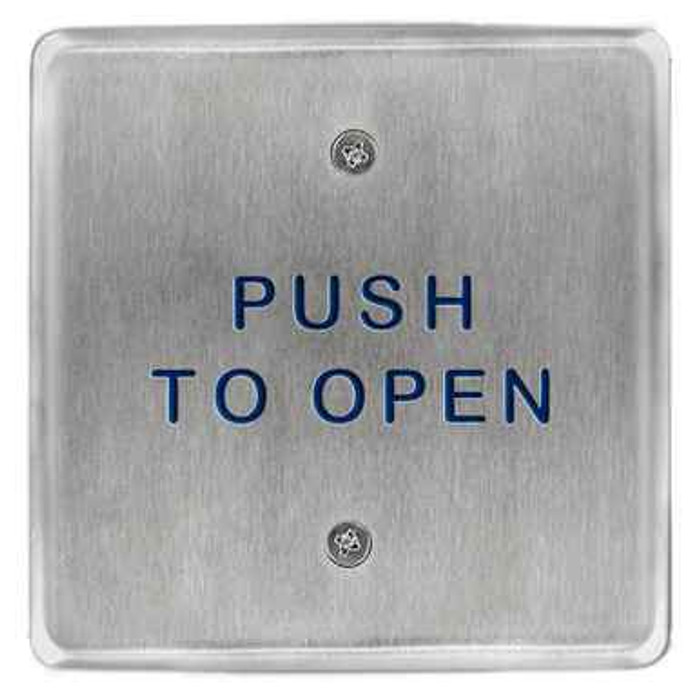 BEA BEA 10PBS45 - Stainless Steel 4.5" Square Push Plates BEA-10PBS45X