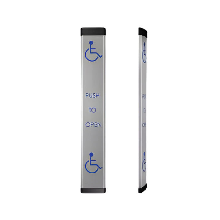 BEA BEA 10LPR36433 - Full Length Actuator, 36" Vertical Actuation Bar, 433 MHz Wireless (Text & Logo), Weather Resistant, Stainless Steel Construction, Wall or Bollard Mounted, Entire Surface Activation 10LPR36433