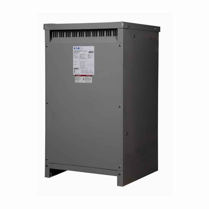 Eaton RT60M11F37CU Marine Duty Transformer, Single-phase, PV: 600V, Taps: 2 at +2.5% FCAN, 4 at -2.5% FCBN, SV: 120/240V, 37.5 kVA, Cu windings, Frame: 817, uses WS11