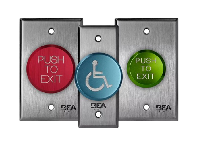 BEA 10ACPBDAX - Access Control Push Buttons With Mechanical Pneumatic Hold Time