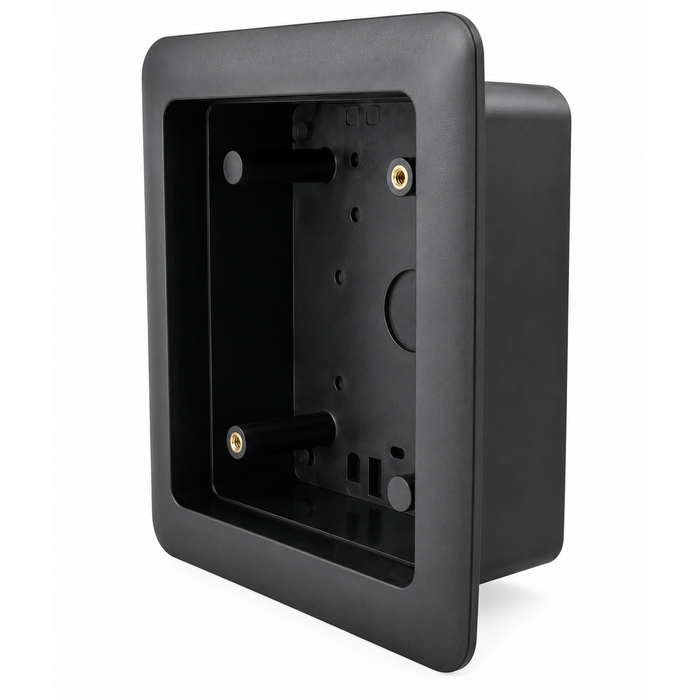 BEA 10BOX475SQFM 4.75" Square Flush-Mount Push Plate Box