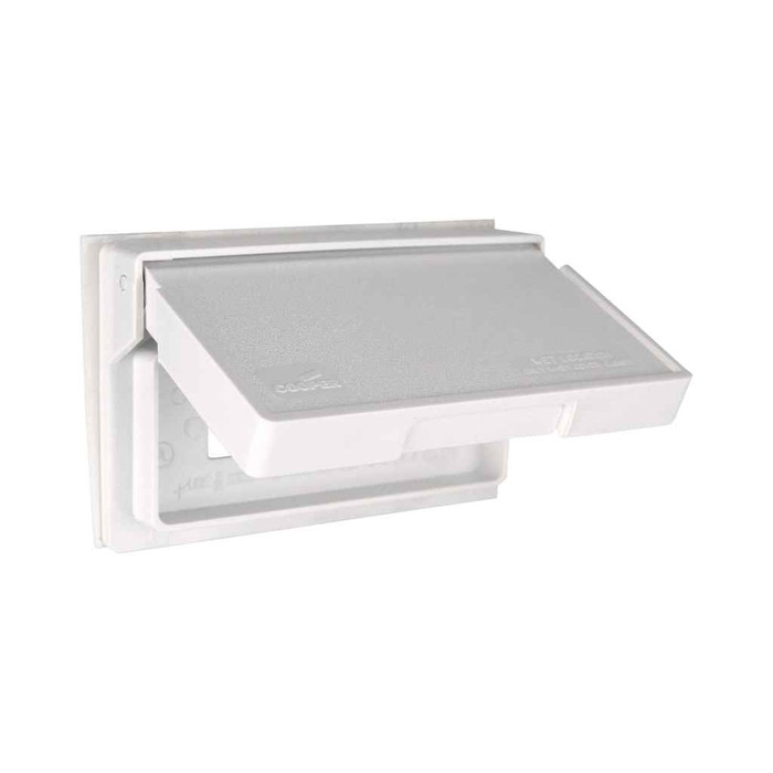Eaton S3966W-SP non-metallic GFCI or decorator cover