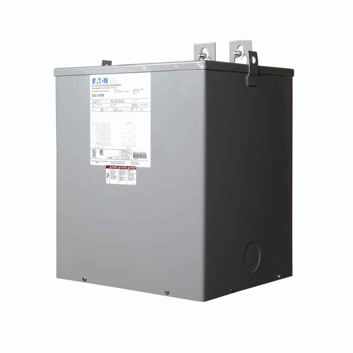 Eaton S48M11S25N General purpose encapsulated transformer, EP, aluminum, NEMA 3R, 132, 60 Hz, single-phase, 480 V, 120/240 V, 2 at +2.5% FCAN, 4 at -2.5% FCBN, 115 °C rise, 25 KVA, indoor-outdoor, 83A