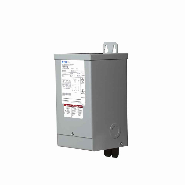 Eaton S48D11P16CU General purpose encapsulated transformer, EP, copper, NEMA 3R, 67P, 60 Hz, single-phase, 480 V, 120/240 V, 2 at +2.5% FCAN, 2 at -2.5% FCBN, 115 °C rise, 1.5 KVA, indoor-outdoor, 16A